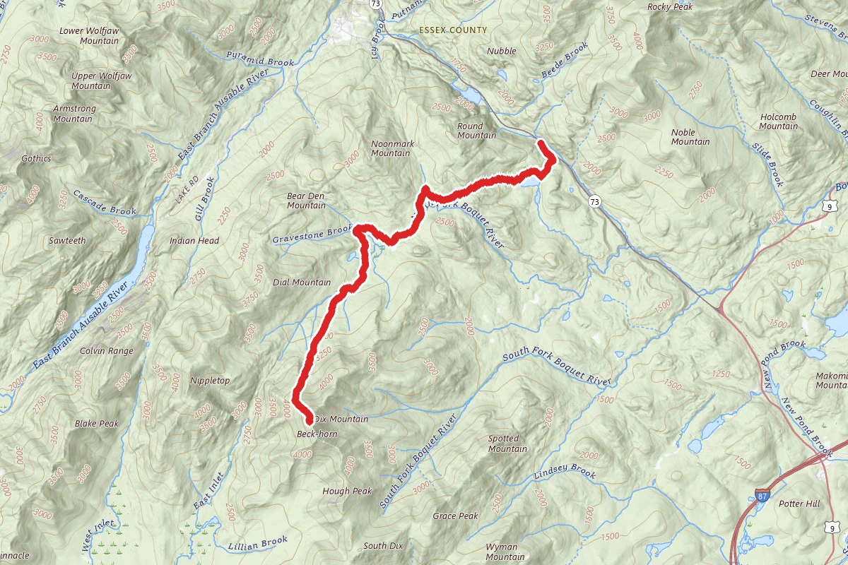 Dix Mountain via Dix Trail