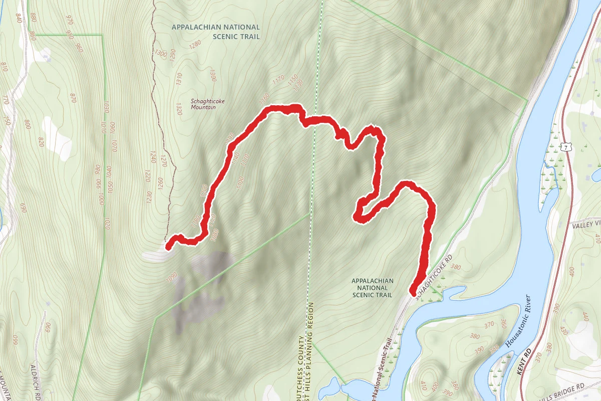 Schaghticoke Mountain via Appalachian Trail