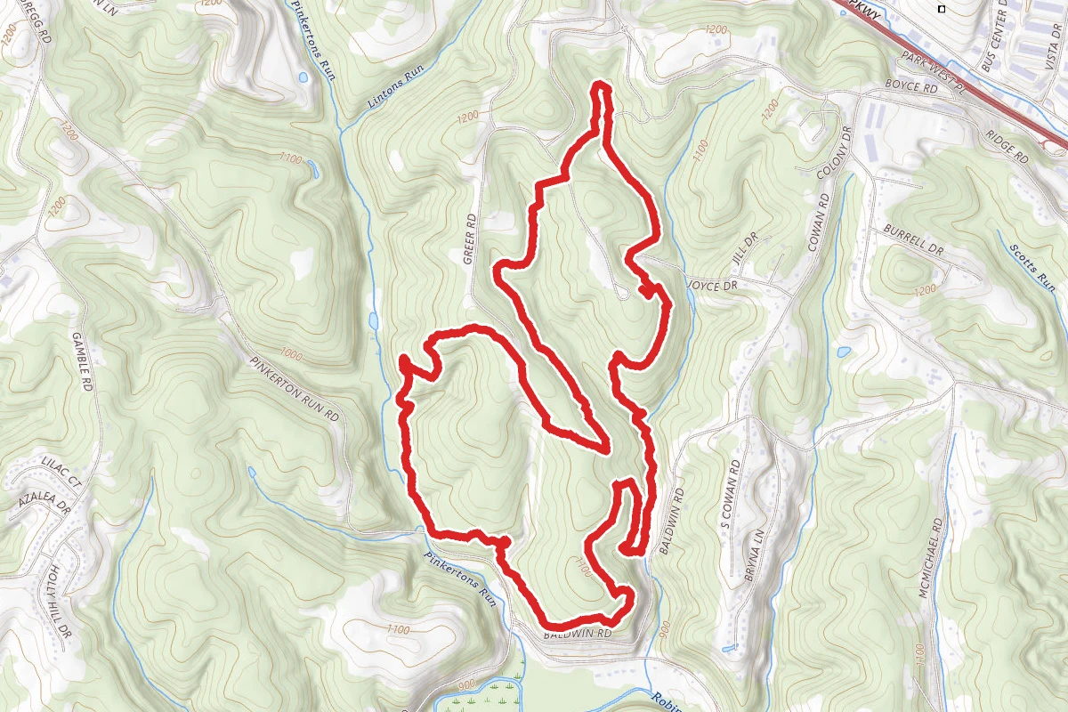 Settlers Cabin Park Full Loop