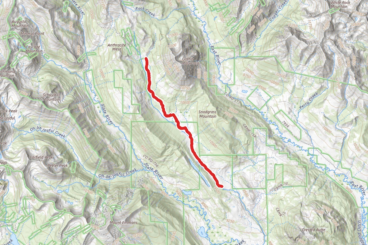 Washington Gulch Snowmo/Ski