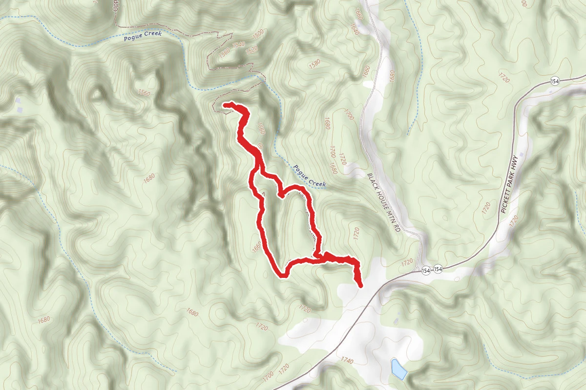 Pogue Creek Canyon Overlook Trail