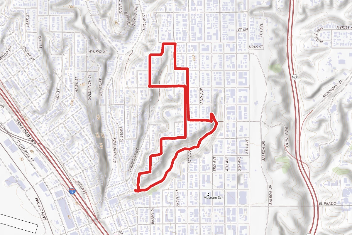 Banker's Hill Historic Walk Trail