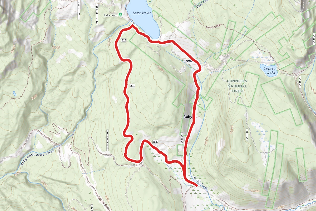 Lake Irwin Loop Snowmobile/Ski