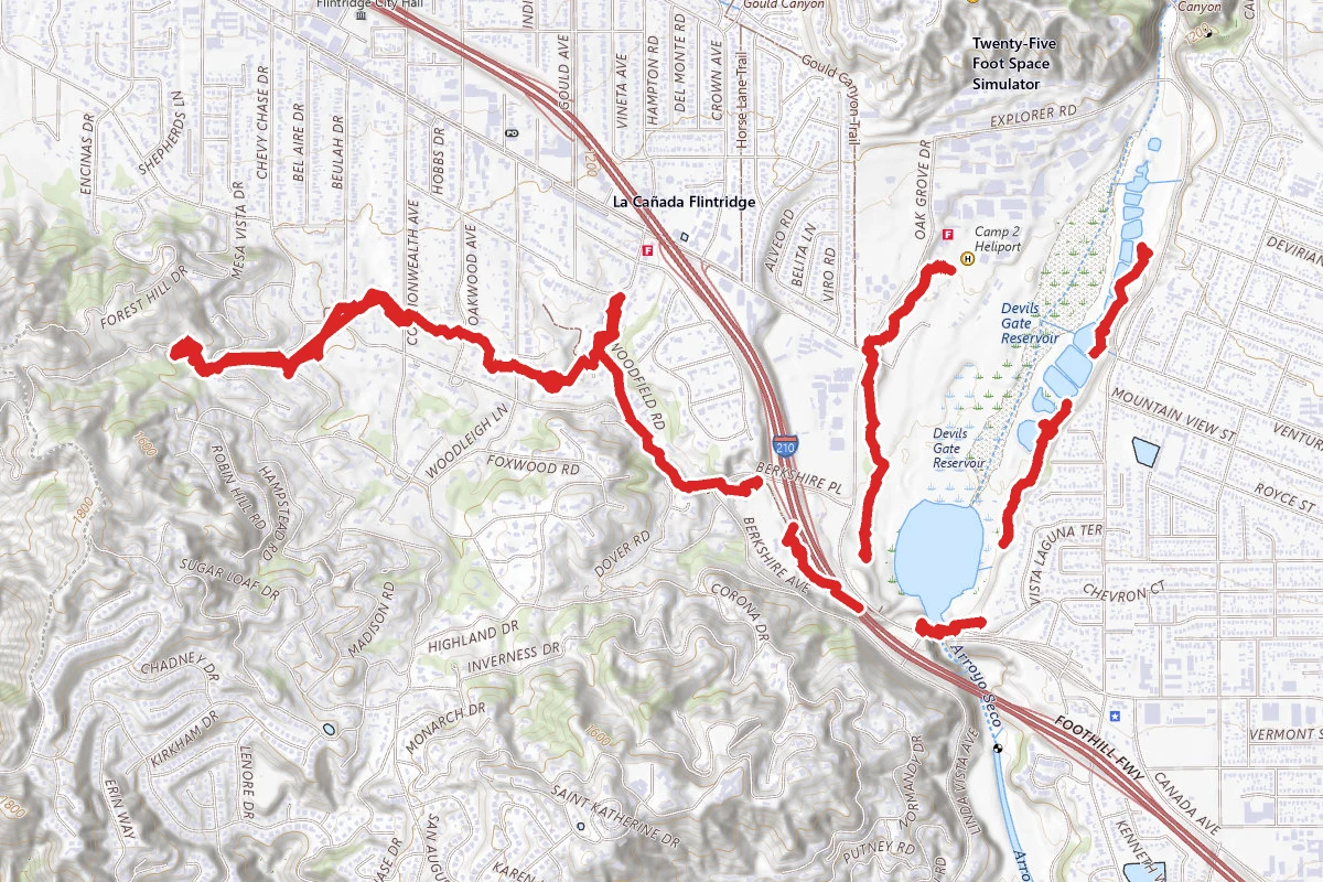 Devils Gate via Flint Canyon