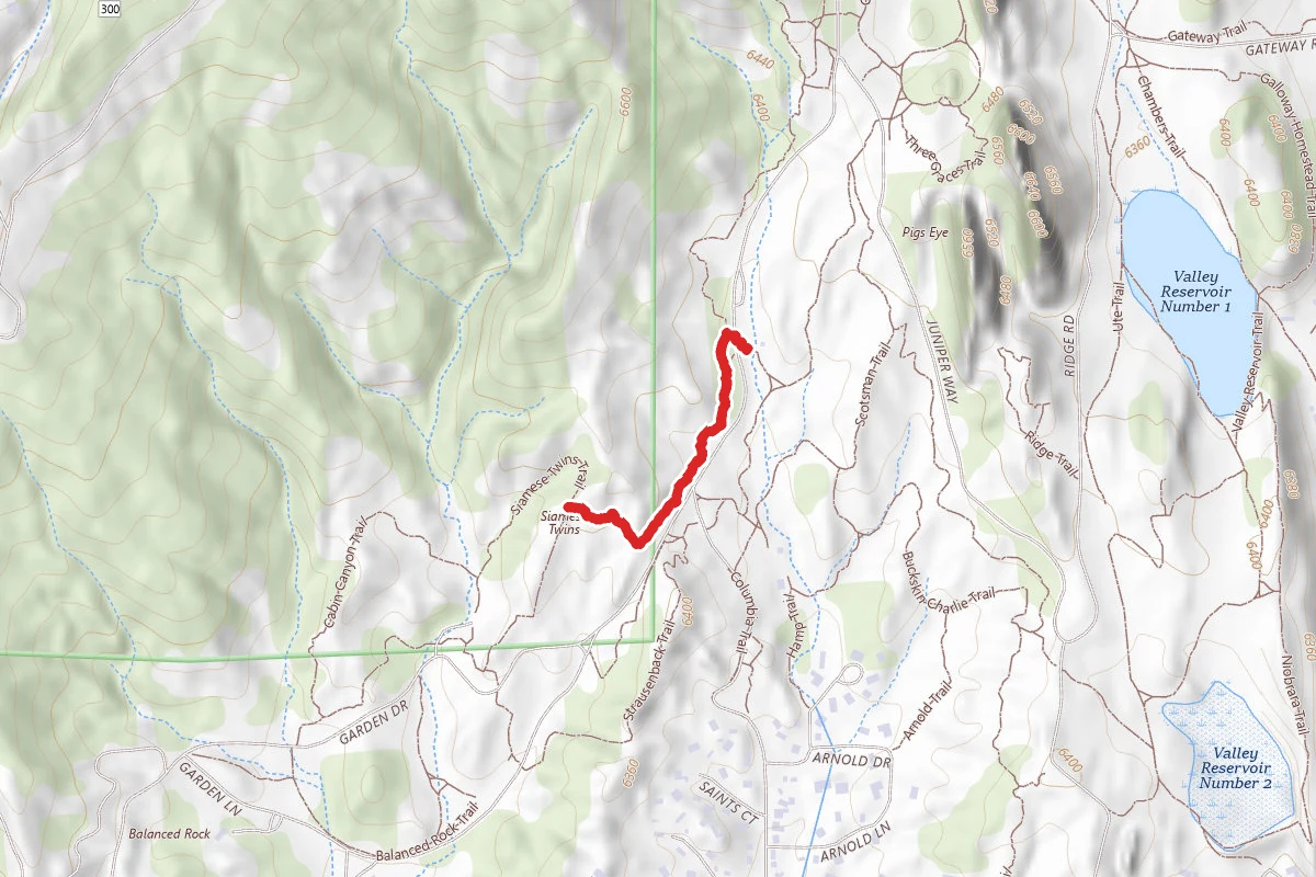 Palmer to Siamese Twins Trail