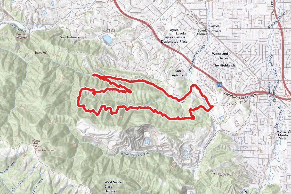 PG&E Trail, Upper High Meadow, and Upper Rogue Valley Loop