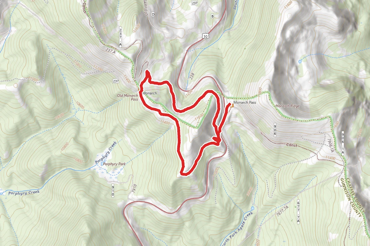 Old Monarch Pass Loop