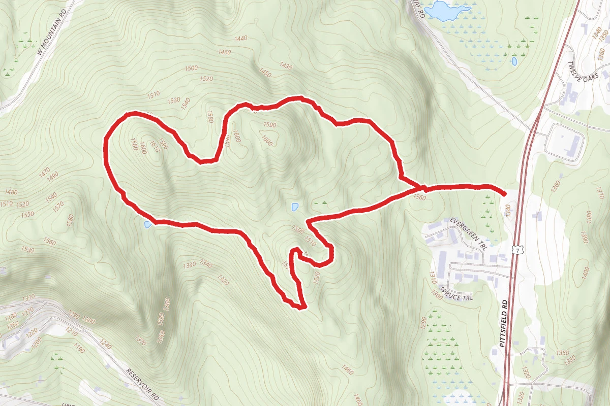 Woolsey, Lookout, Coakley, Weaver, Aspinwall Loop