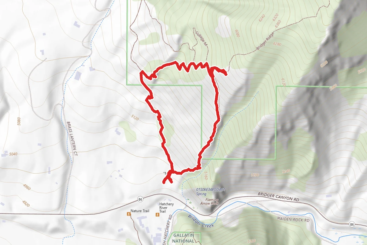 M Shortcut Trail