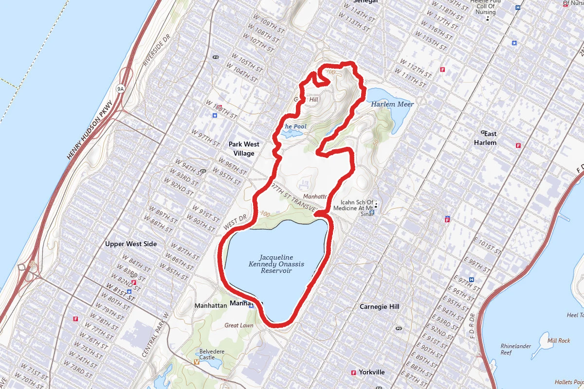 Central Park North Woods Trail