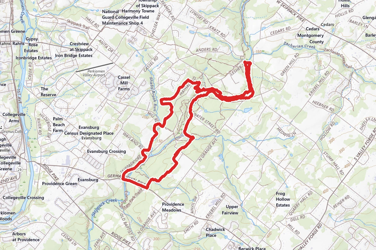 Evansburg Horse Trail