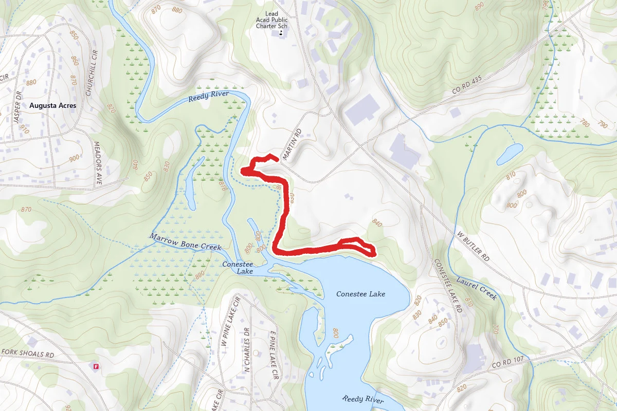 Raccoon Run to Chickadee Link Loop
