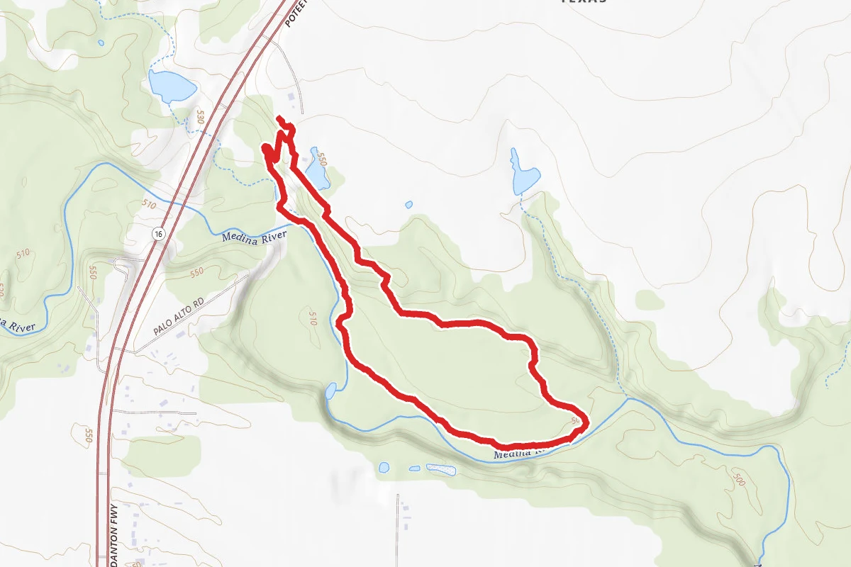El Camino and Rio Medina Loop Trail