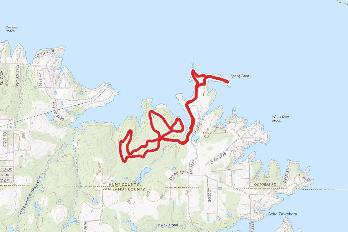 Lake Tawakoni Trail
