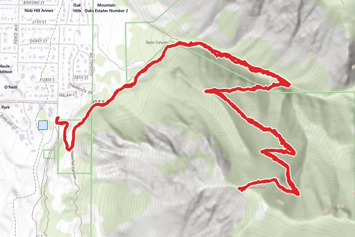 Malans Peak Hike from 29th St Trailhead