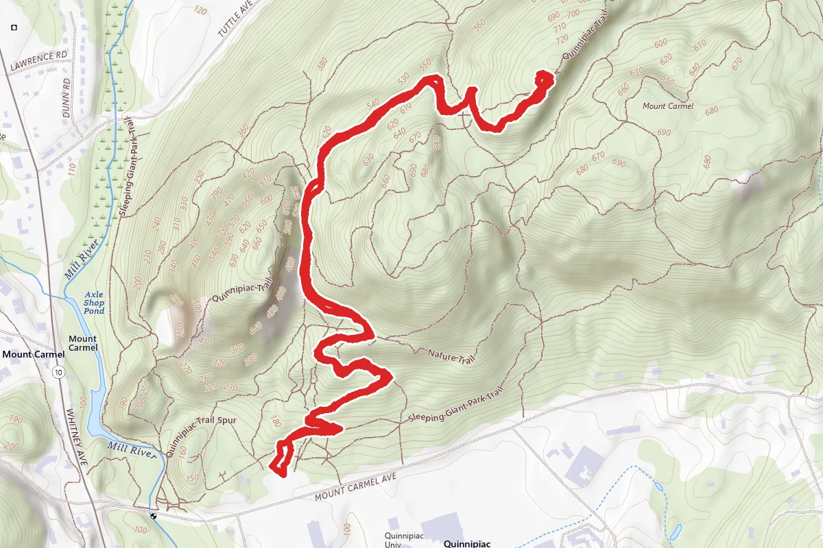 Sleeping Giant Tower Trail