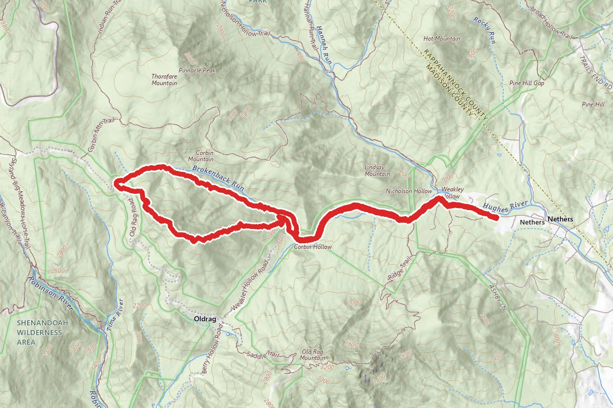 Robertson Mountain Trail Loop
