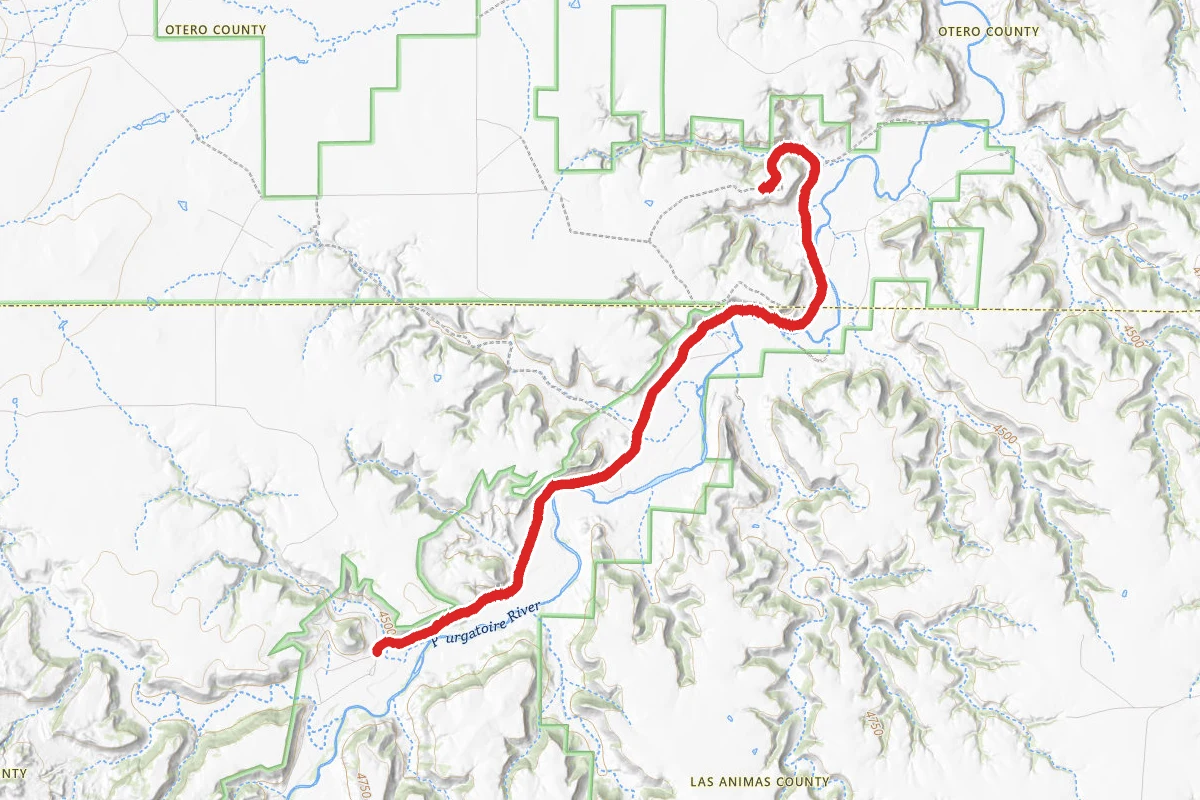 Picketwire Canyon Trail