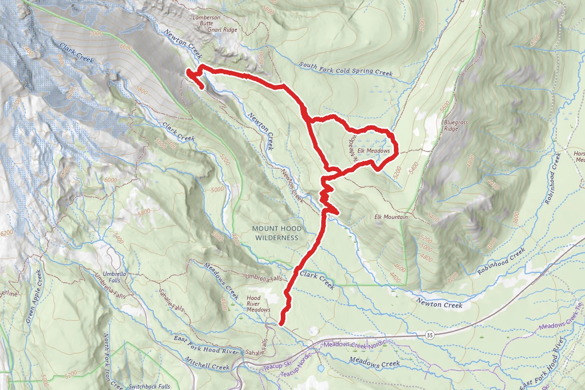 Gnarl Ridge and Elk Meadows Trail Loop