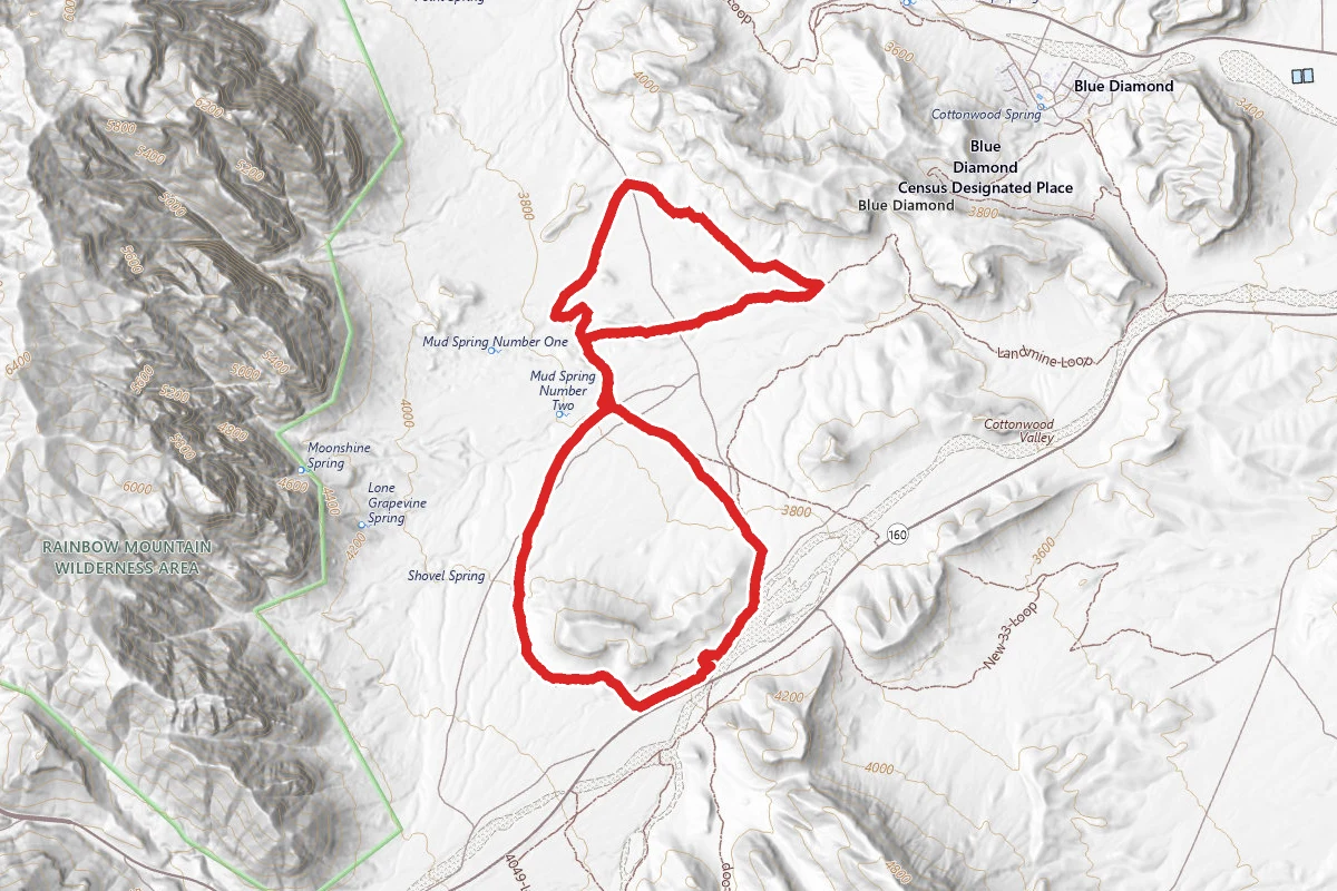 Latenight and Mustang Loop Trail