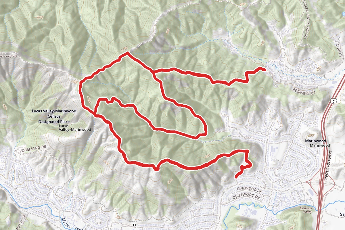 Blackstone Canyon Trail and Queenstone Fire Road