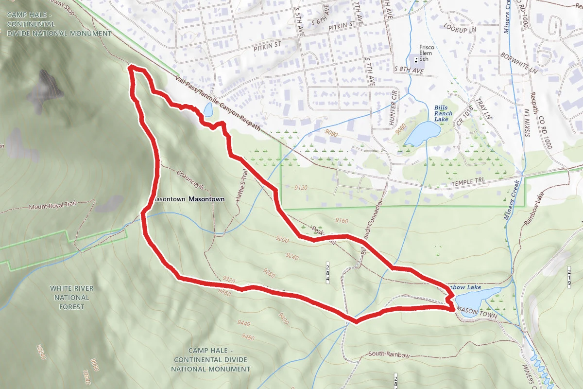Masontown Loop- Peaks, Masontown, Mount Royal