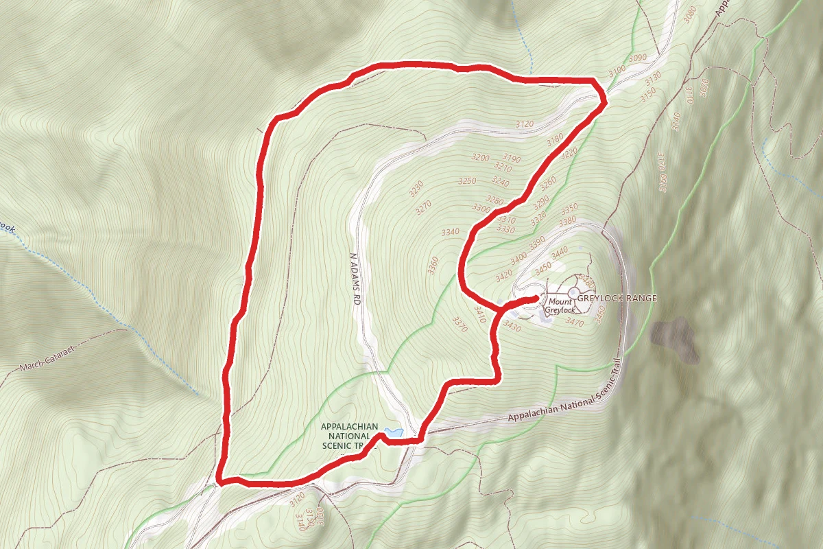 Mount Greylock Overlook Trail