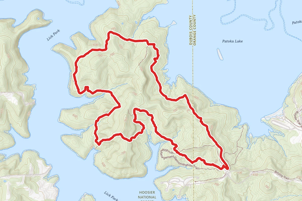 Patoka Lake Main Trail