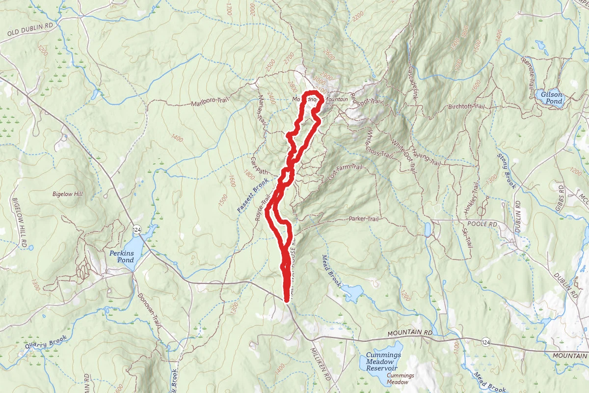Old Halfway House Trail to White Arrow Trail Loop