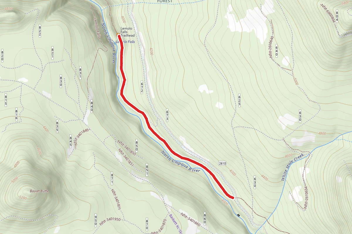 Lemolo Falls Trail