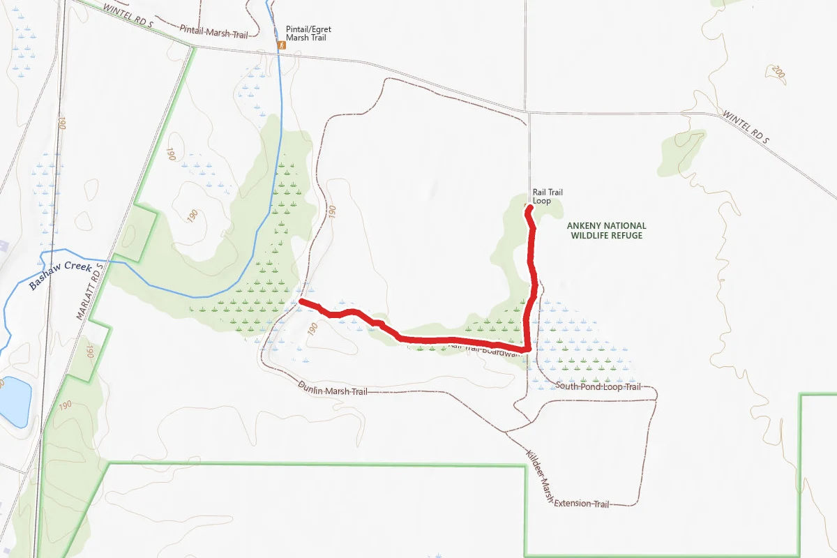 Rail Trail to Observation Blind
