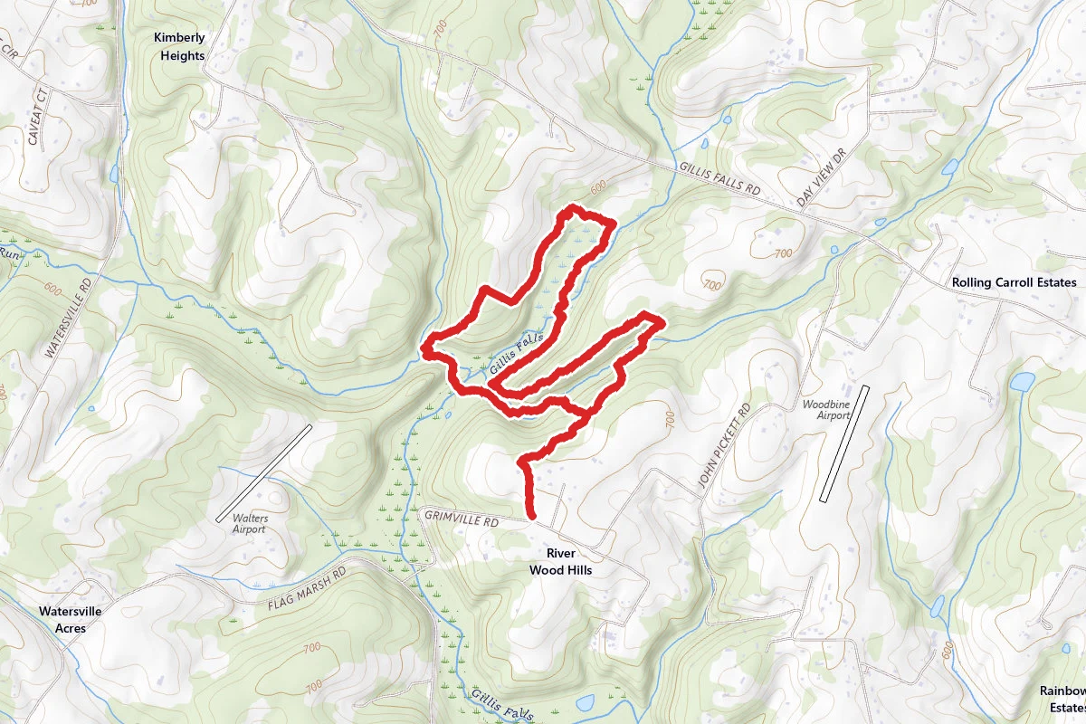 Woodbrook, Gillis, Ladder and Middle Run Loop