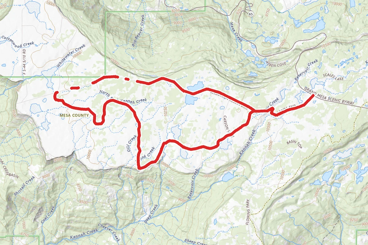 Lands End Loop Snowmobile