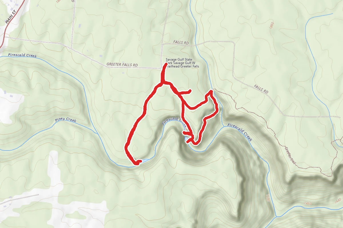 Blue Hole and Greeter Falls Loop