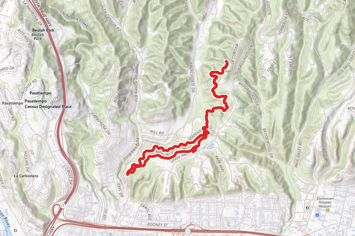 DeLaveaga Park Trail