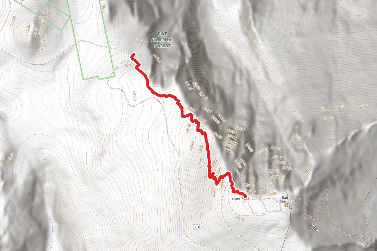 Pikes Peak West Summit