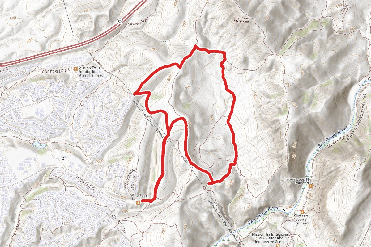 SD Aqueduct, Rim, E-Ticket, Suycott Valley and South Trail Loop