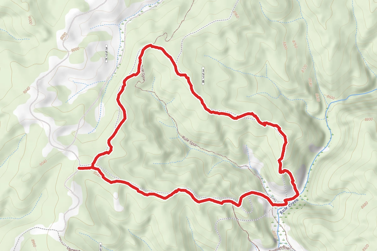 Lower Rule Cr Spur Trail