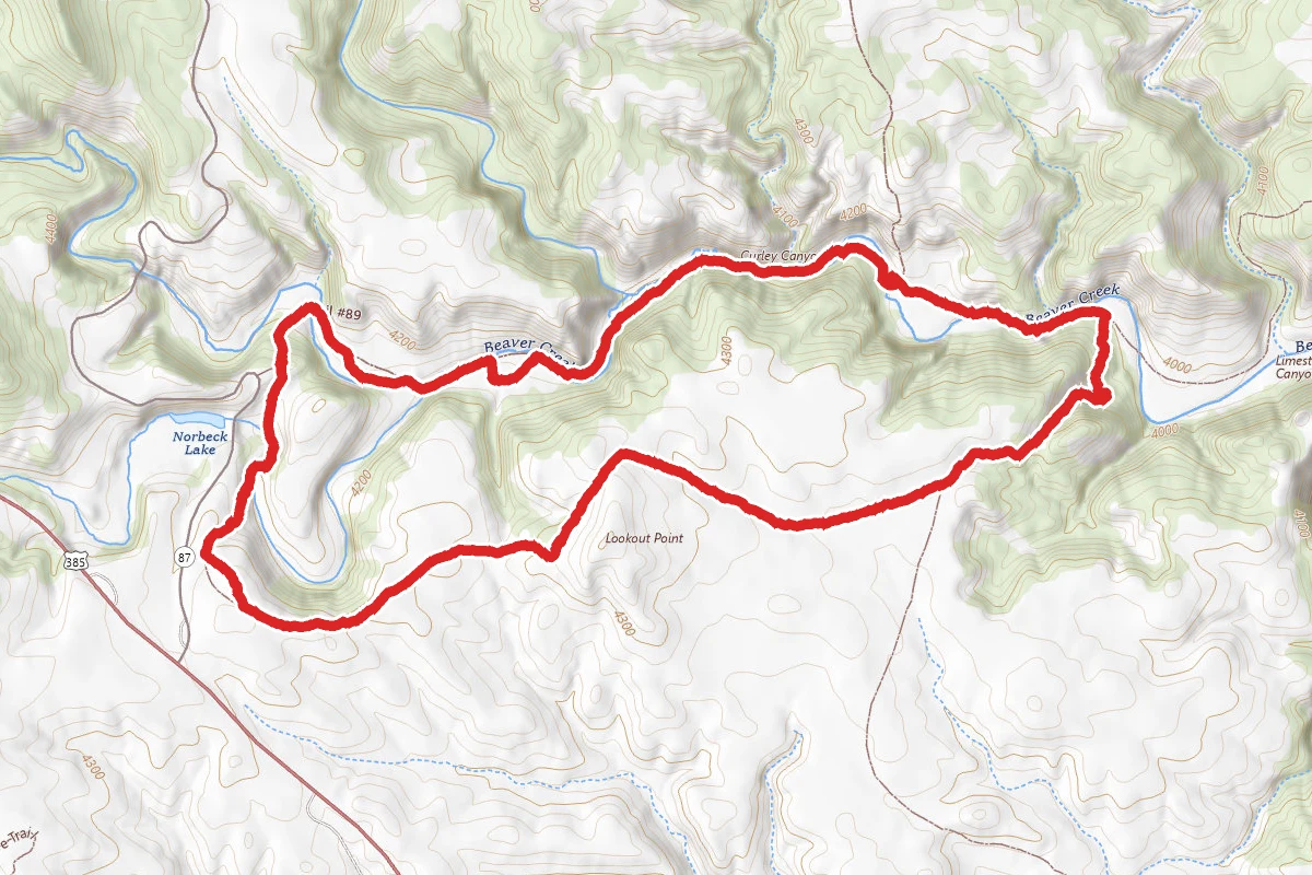Lookout Point Trail and Centennial Trail Loop
