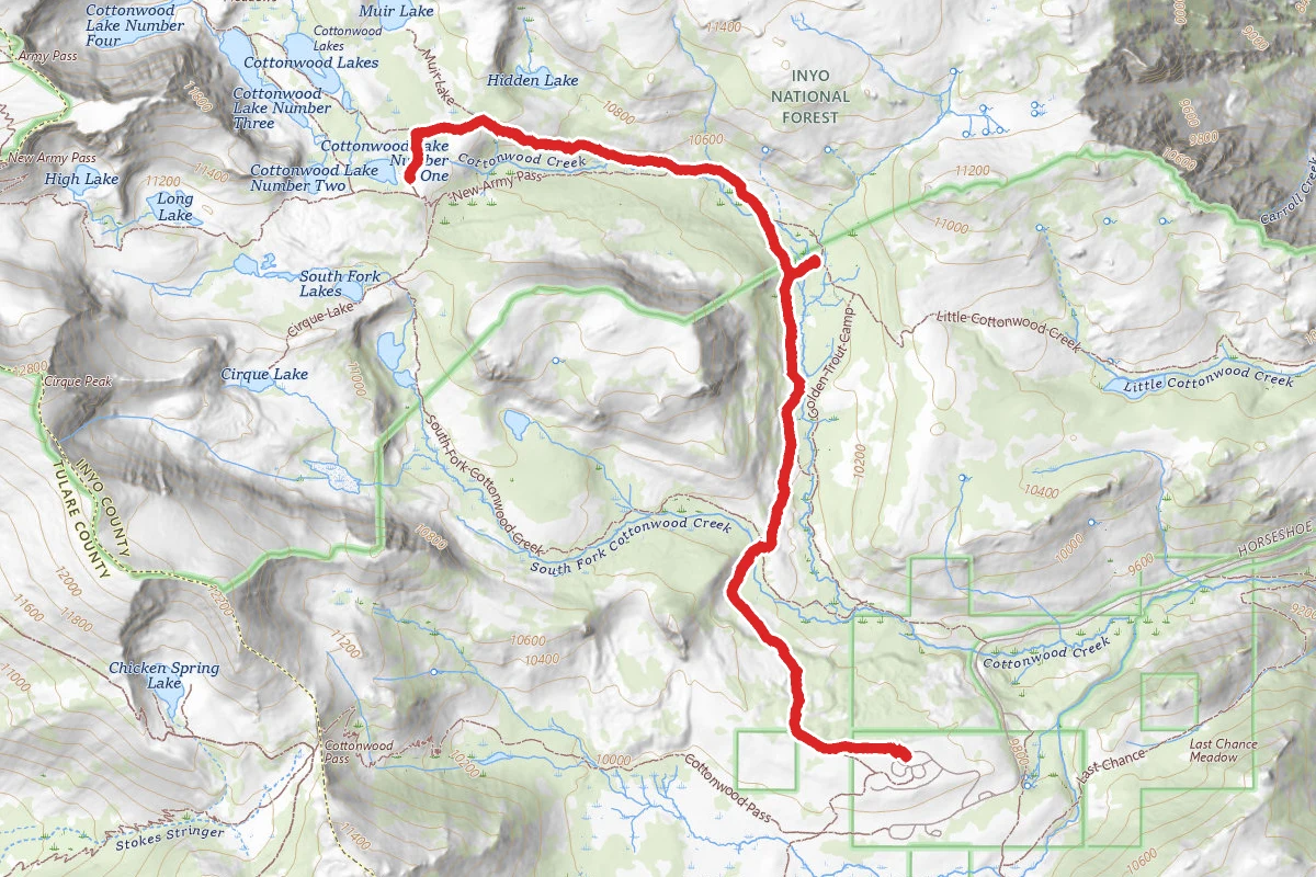 Cottonwood Lake #1 Trail