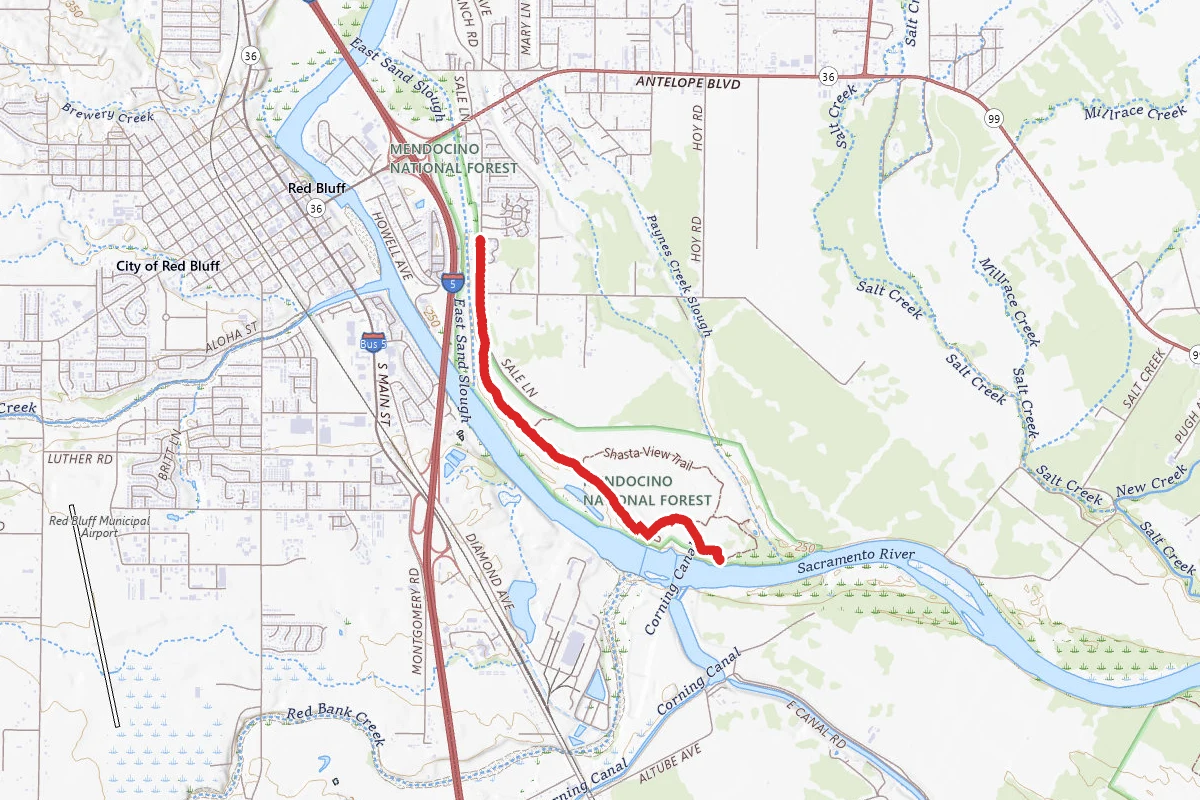Lake Red Bluff Trail