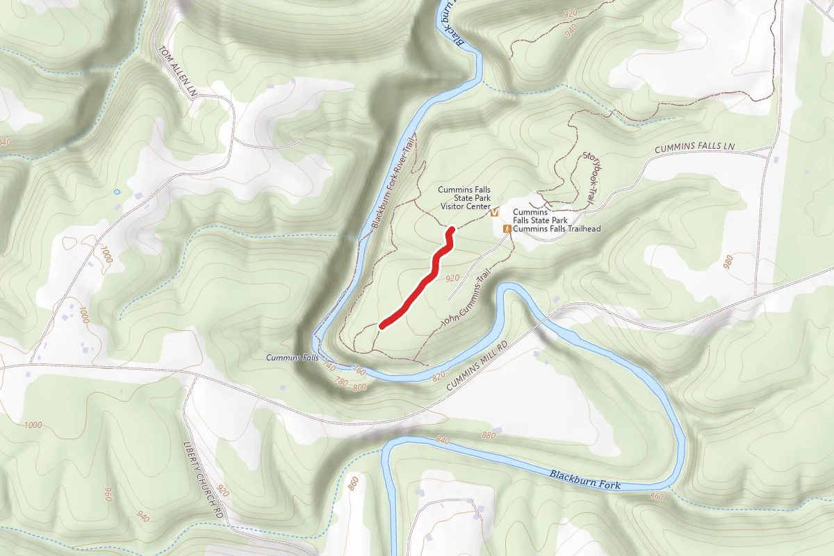 Cummins Falls Trail