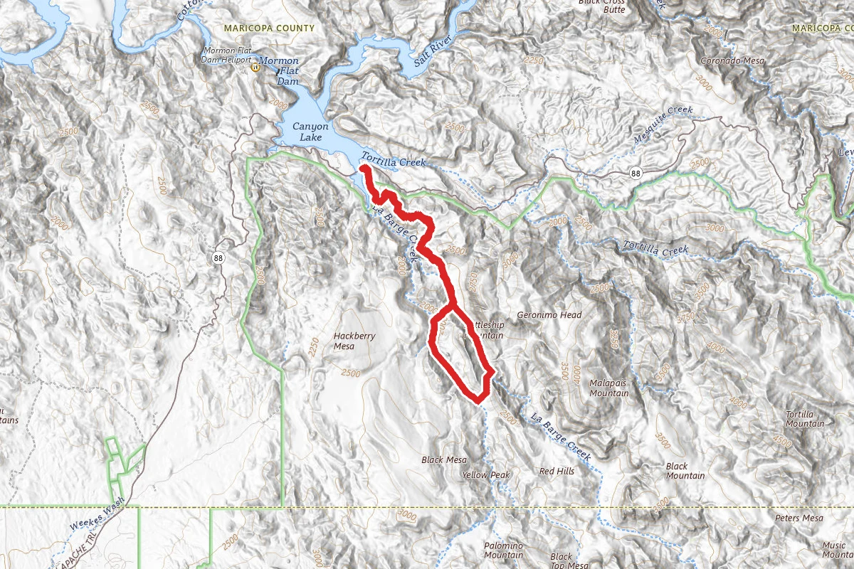 Lower La Barge Box Trail
