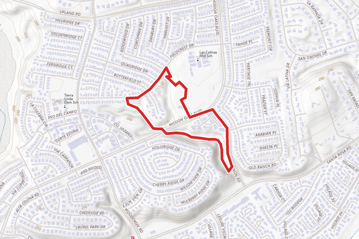Mission Oaks Community Park Trail