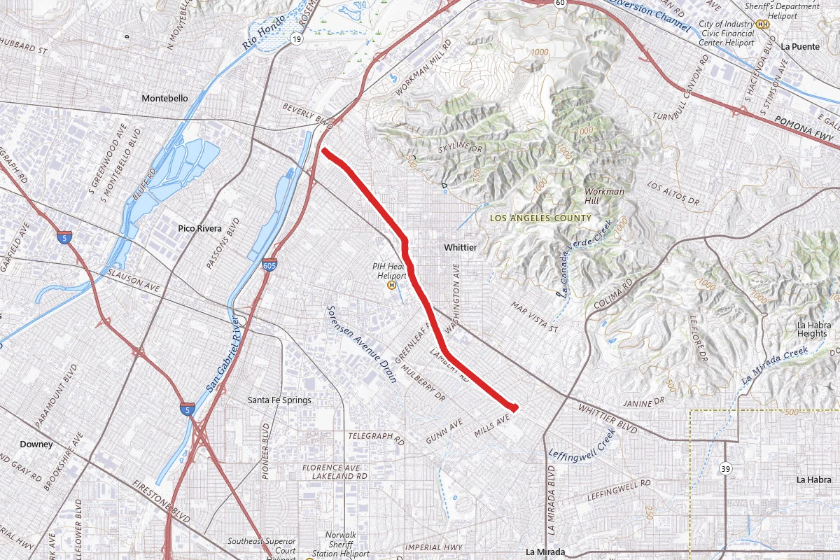Whittier Greenway Trail