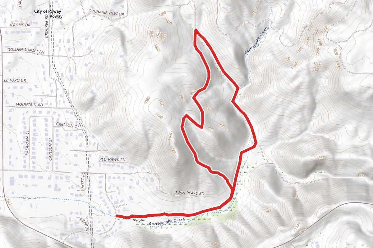 Rattlesnake Creek to Tooth Rock Loop Trail