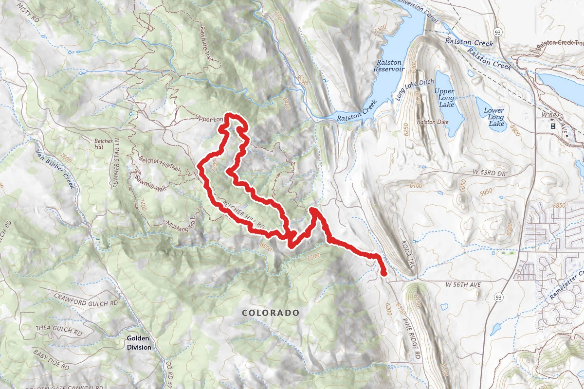 Blecher Hill, Maverick Trail, Longhorn Trail Loop