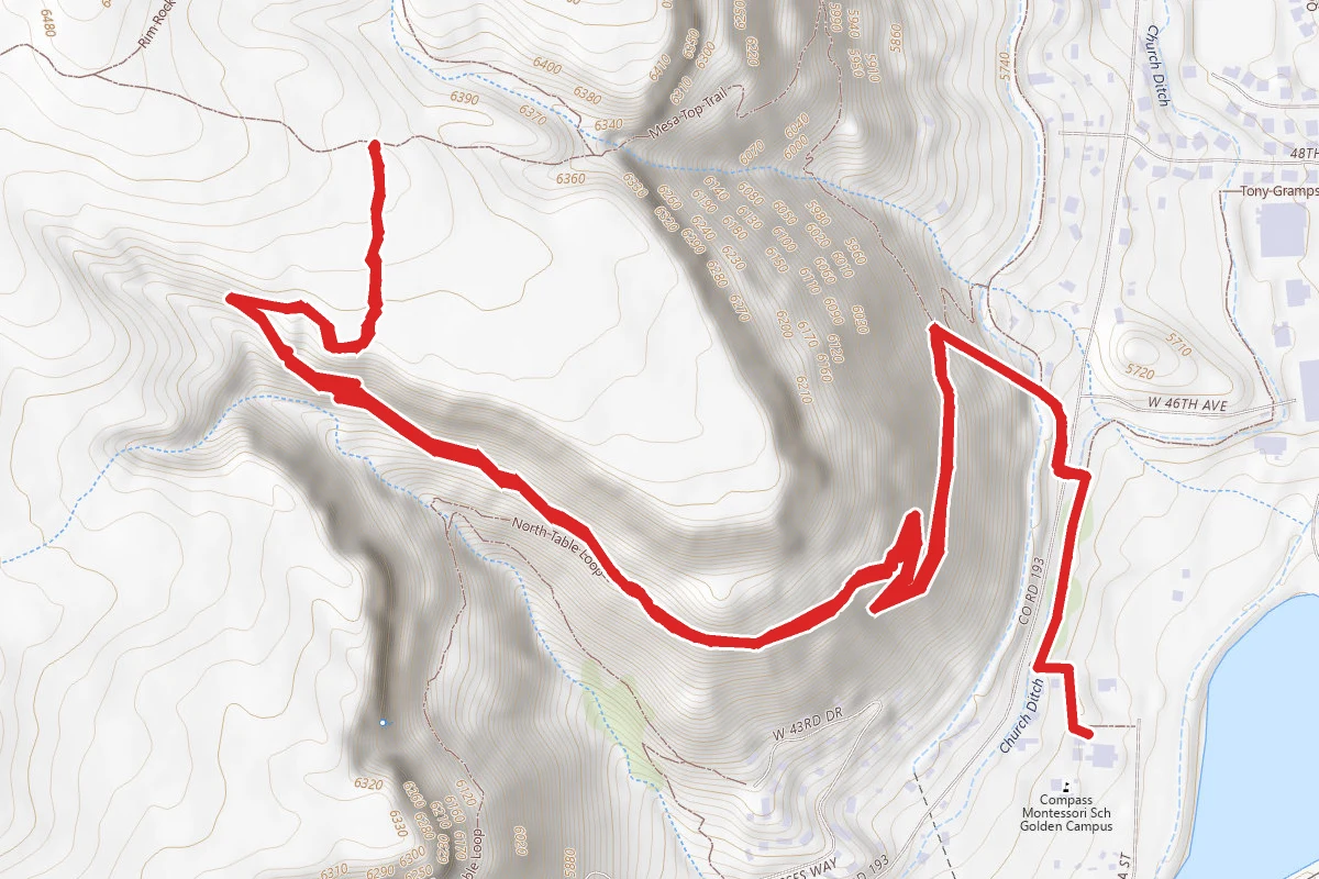 Cottonwood Canyon Trail via Fairmont Canal Trail