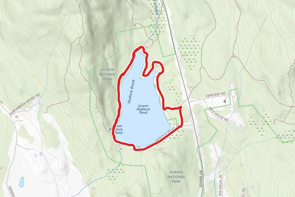 Lower Hadlock Pond Loop Trail