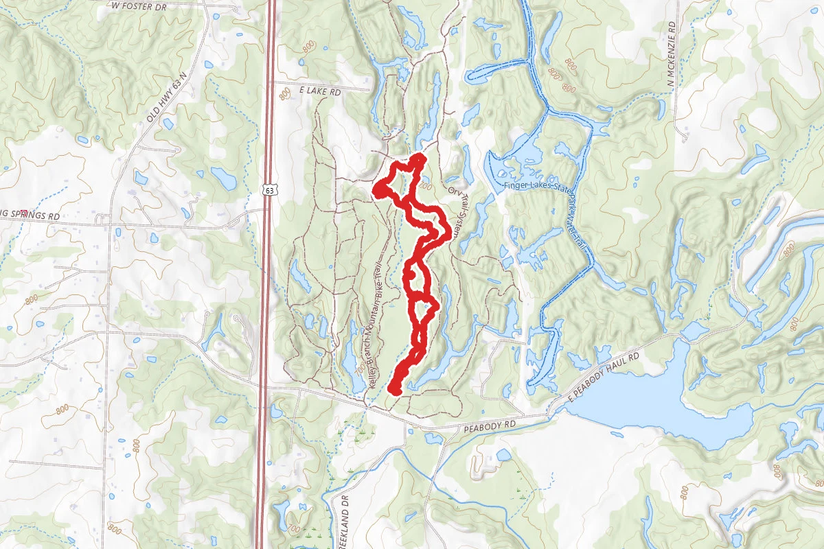 Kelley Branch Mountain Bike Trail